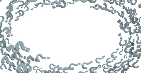 colored question marks background concept
