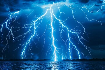 Lightning Over the Water - Lightning Stock Videos & Royalty-Free Footage