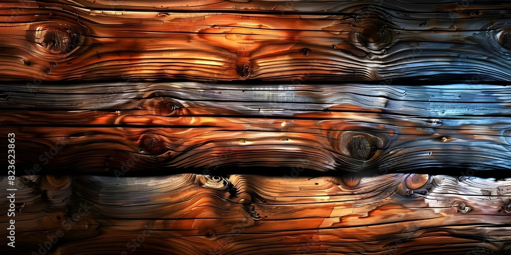 Poster rustic dark wood texture background in d for contemporary design projects. concept rustic textures, 