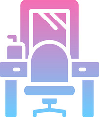Dressing table icon