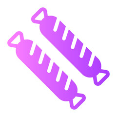 sausage gradient icon