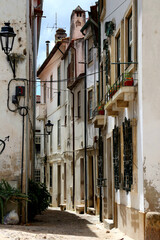 Old street of Coimbra city, Portugal.