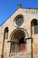 Church of San Tiago, Romanesque style in Coimbra, Portugal