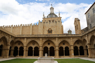 Old Cathedral of Coimbra (Se Velha de Coimbra), Portugal.