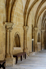 Cloister of Se Velha in Coimbra, Portugal