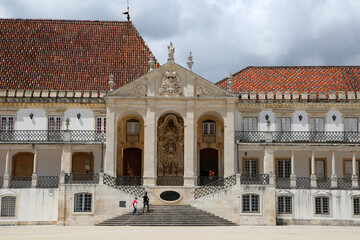 Architecture of the University of Coimbra, Coimbra, Portugal.
