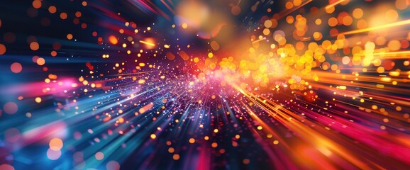 Naklejka premium Abstract Energy Bursts From A Touchdown Celebration With Copy Space, Football Background