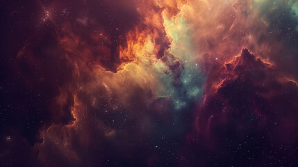 Fototapeta premium Colorful space galaxy cloud nebula. Stary night cosmos. Universe science astronomy. Supernova background wallpaper.