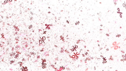 percent rain shopping digital in 3d.