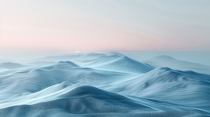 An isolated expanse abstract background with soft gradients and minimalist design elements. This backdrop captures the essence of vastness and solitude, using simple shapes and gentle transitions to
