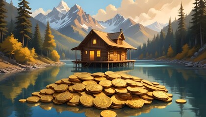 Build a big house before retirement with the world's most profitable bitcoin coin.  cryptocurrency