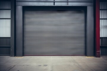 Interior of a warehouse, factory or warehouse for transportation and storage of goods