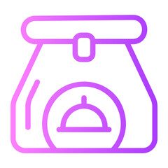 packaging gradient icon