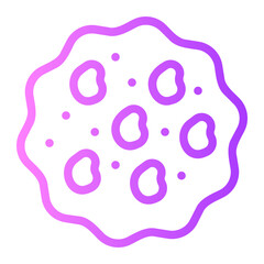 cookie gradient icon