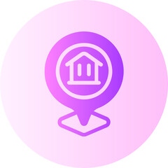 address gradient icon