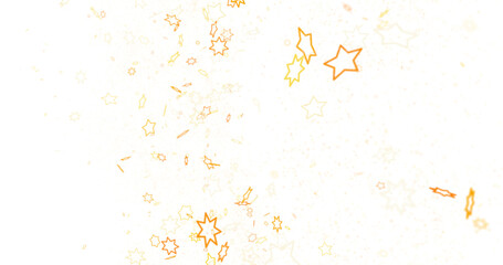 Stardust Christmas Shower: Mesmerizing 3D Illustration Depicting Descending Holiday Star Particles