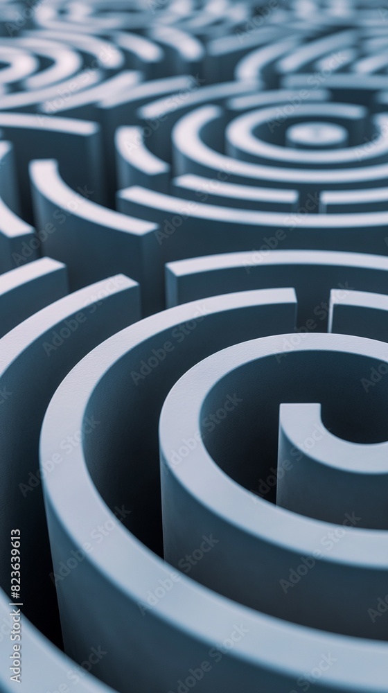 Poster vertical image of a section of a labyrinth wall.