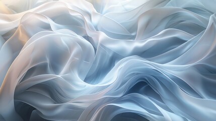 Obraz premium An unknown abstract background featuring fluid, flowing forms. The minimalist design uses soft gradients and gentle curves to evoke a sense of the mysterious and unexplained.