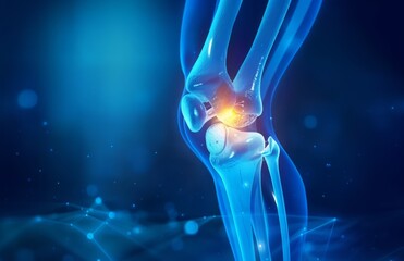 The knee with an animation showing how pain Mats and thickens in cartilage can lead to arthairtenure