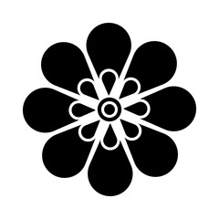 flower icon illustration vector