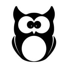 owl icon illustration vector