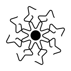 flower icon illustration vector