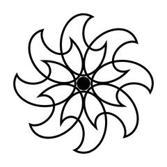 flower icon illustration vector