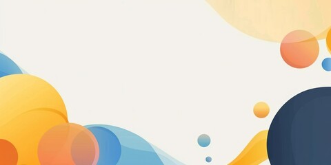 Copy Space Area: Modern, Trendy, and Elegant Business Presentation Slide. Generative AI