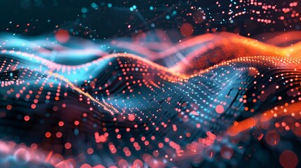 Abstract technology illustration, 3D illustration