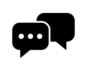 Chat icon. Speech bubble symbol