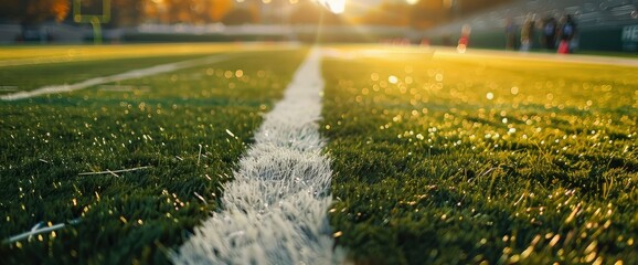 High School Football Homecoming Game With Copy Space, Football Background