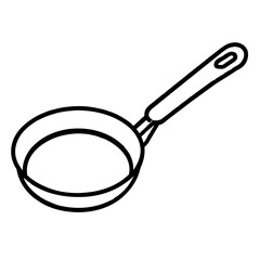 cast pan vector illustration icon