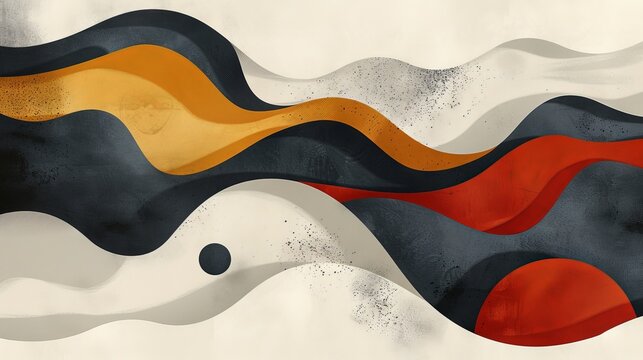 An abstract background with a sense of abstract sentimentality, featuring soft, muted colors and simple shapes that evoke memories of the past. The design is minimalist and elegant, creating a