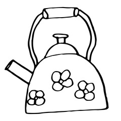illustration of a bottle of kettle