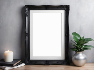 An elegant black frame design, perfectly suited for Black Friday promote design.