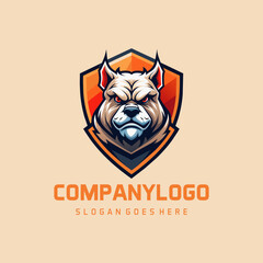 a logo for a buldog company called the company name.