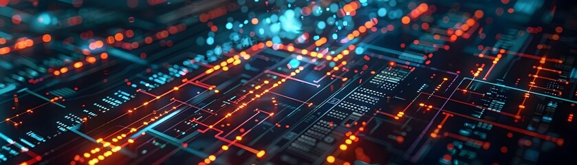 Obraz premium Captivating Depiction of the Thriving Digital Economy E commerce Cryptocurrency and Virtual Marketplaces Converge