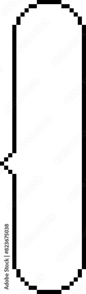Aufkleber 8bit retro game pixel speech bubble balloon icon sticker memo keyword planner text box banner, flat 
