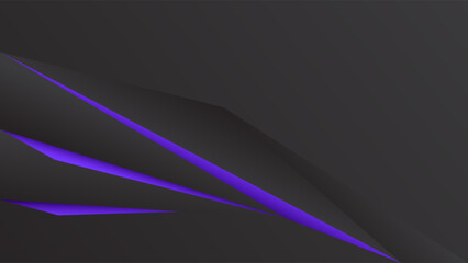ABSTRACT DARK BACKGROUND WITH GEOMETRIC SHAPES PURPLE GRADIENT COLOR DESIGN VECTOR TEMPLATE GOOD FOR MODERN WEBSITE, WALLPAPER, COVER DESIGN, LANDING PAGE