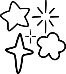 cute doodles design for templates.