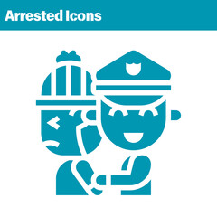arrested icon