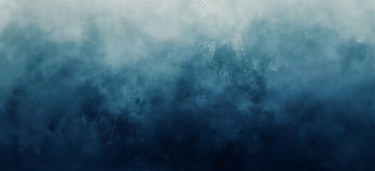 Obraz premium A deep, textured background with shades of dark blue and black, creating a mysterious and moody atmosphere. The cloudy, abstract design evokes depth and intensity, perfect for dark, dramatic themes