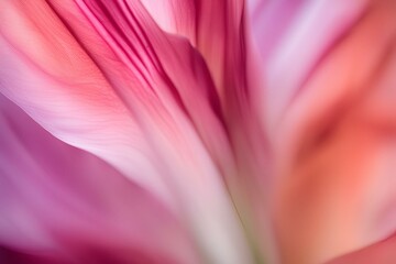 Close-up of Gladiolus Petal, Color Gradients, Fine Lines, Macro Photography, Floral Details, Vibrant Pink, purple and Orange Flower, High Resolution