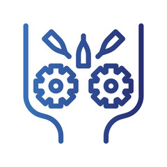 crusher gradient icon