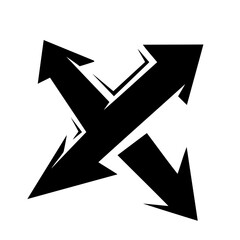 X Font Graffiti Logo. Typography logo Fill