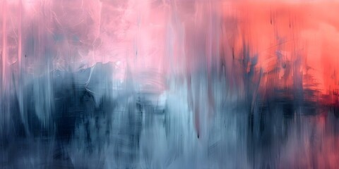 Pastel Pink and Grey Toned Abstract Oil Painting: Soft Chaotic Grunge. Concept Abstract Painting, Pastel Colors, Oil Painting, Grunge Style, Soft Tones