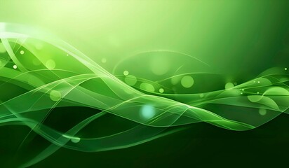 Environmental business background with green tones. AI Generated