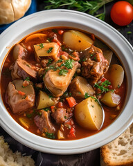Maltese Rabbit Stew (Stuffat Tal-Fenek) 