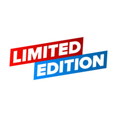 Limited edition label or sticker vector design