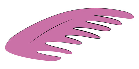 Comb isolated on white background